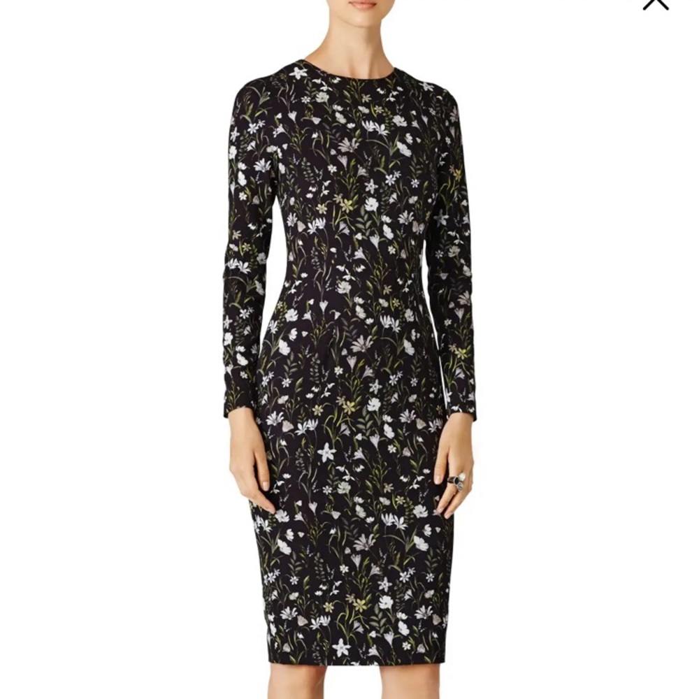 Cynthia Rowley Prairie Floral Fitted Dress - Size 8 - Retail $388